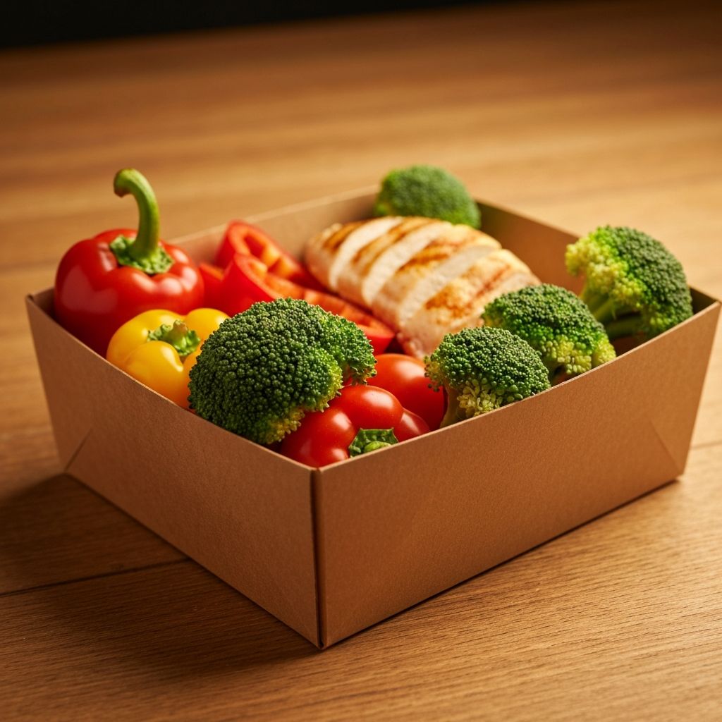 Comidas equilibradas en envases eco