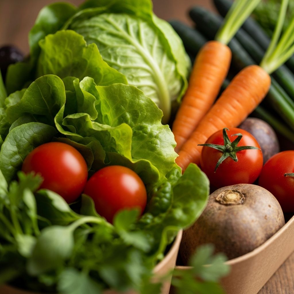 Detalle de texturas de comida